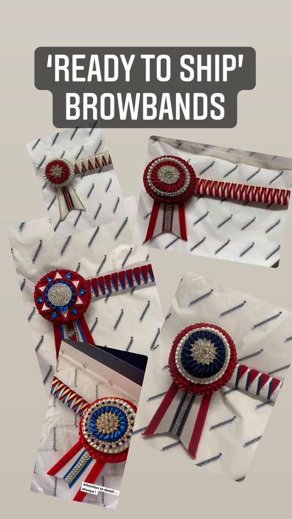 Ready to ship Browbands
