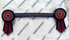 14” Red & Navy Browband