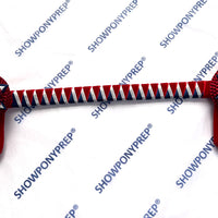 13” Red, White & Navy Browband