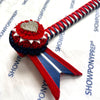 16” Red, White & Navy Heart Browband