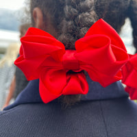 Luxury Bows: Red Multi Frill