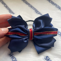 Sale bow- junior navy red and gold