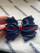 Sale bow- junior navy red and gold