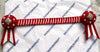 15.5” Red & White Browband