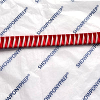 15.5” Red & White Browband