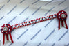 17” Red, White, Silver & Navy Browband