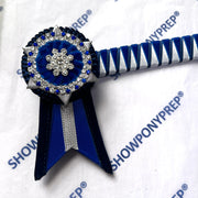 14” Blue, Navy & White Browband