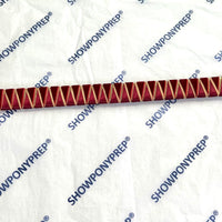 16.5” Burgundy & Gold Browband