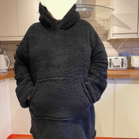 Spp Wagon Warmer - Sherpa fleece blanket hoody