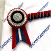 14.5” Red, White & Navy Browband