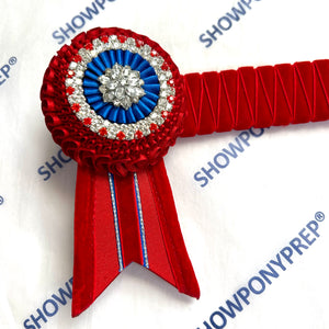 16” Red Velvet Browband