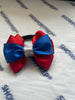 Sale bow- red and royal blue (1 bow)