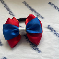 Sale bow- red and royal blue (1 bow)