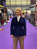 IN STOCK: NAVY SOFT WOOL PRINCESS CUT JACKET