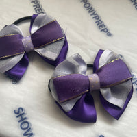 Sale bows - purple lilac and gold