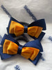 Sale - navy and yellow