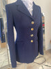 IN STOCK: NAVY SOFT WOOL PRINCESS CUT JACKET