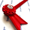 16” Red Velvet Browband