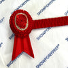 16” Red Velvet Browband