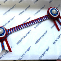 14” Red, White & Blue Browband