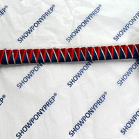 14” Red & Navy Browband