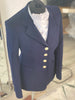 IN STOCK: NAVY SOFT WOOL PRINCESS CUT JACKET