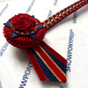 14.5” Red, Navy & Gold Browband