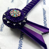 14” Purple & Silver Browband