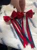 Sale bows- red and navy