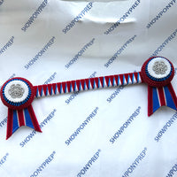 13.5” Red, White & Blue Browband