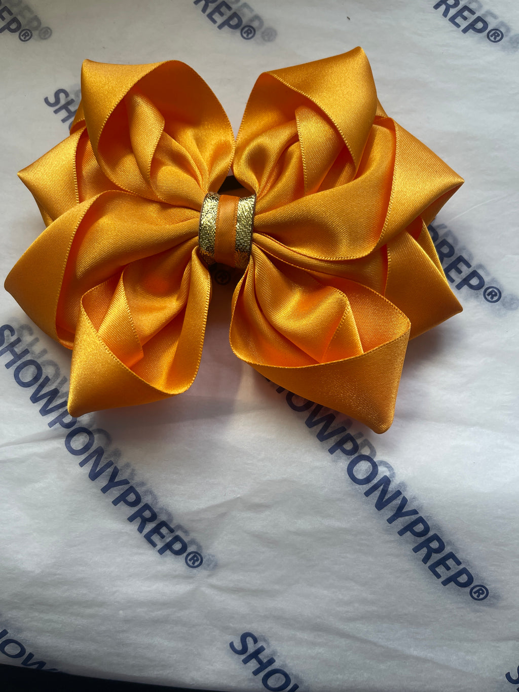 Sale - large junior bow orange