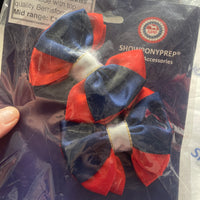 Sale bows- red navy and white