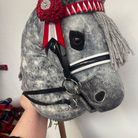 Hobby horse showing browband