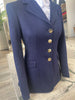 IN STOCK: NAVY SOFT WOOL PRINCESS CUT JACKET