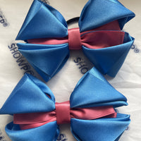 Sale bows- baby blue and pink