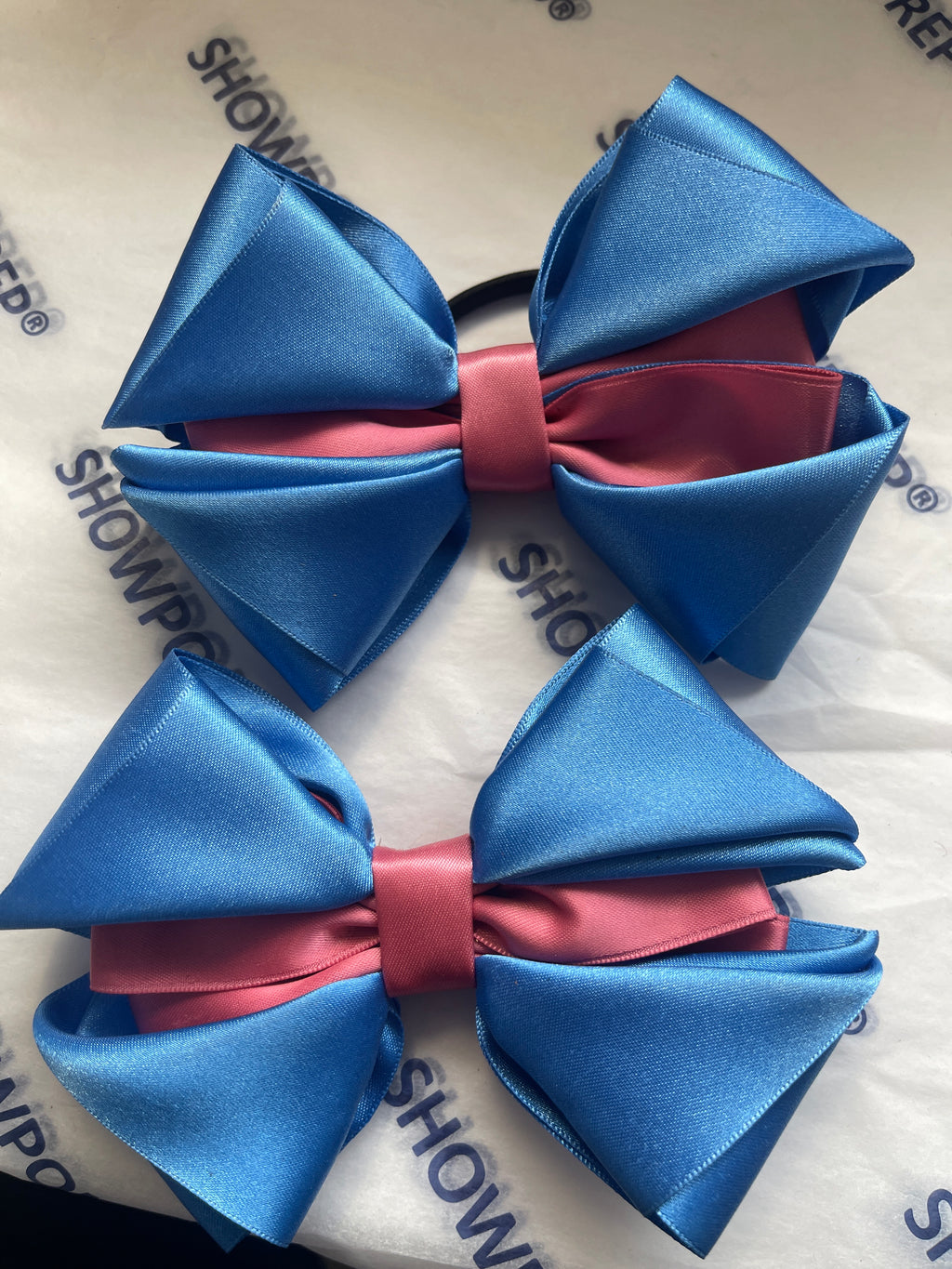 Sale bows- baby blue and pink