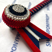 14.5” Red, White & Navy Browband