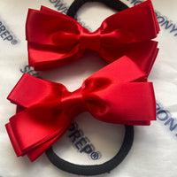 Sale - plain red bows