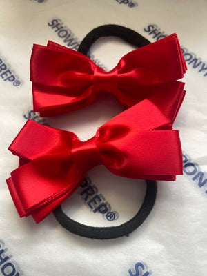 Sale - plain red bows