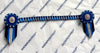 15.5” Blue, Navy & Silver Browband