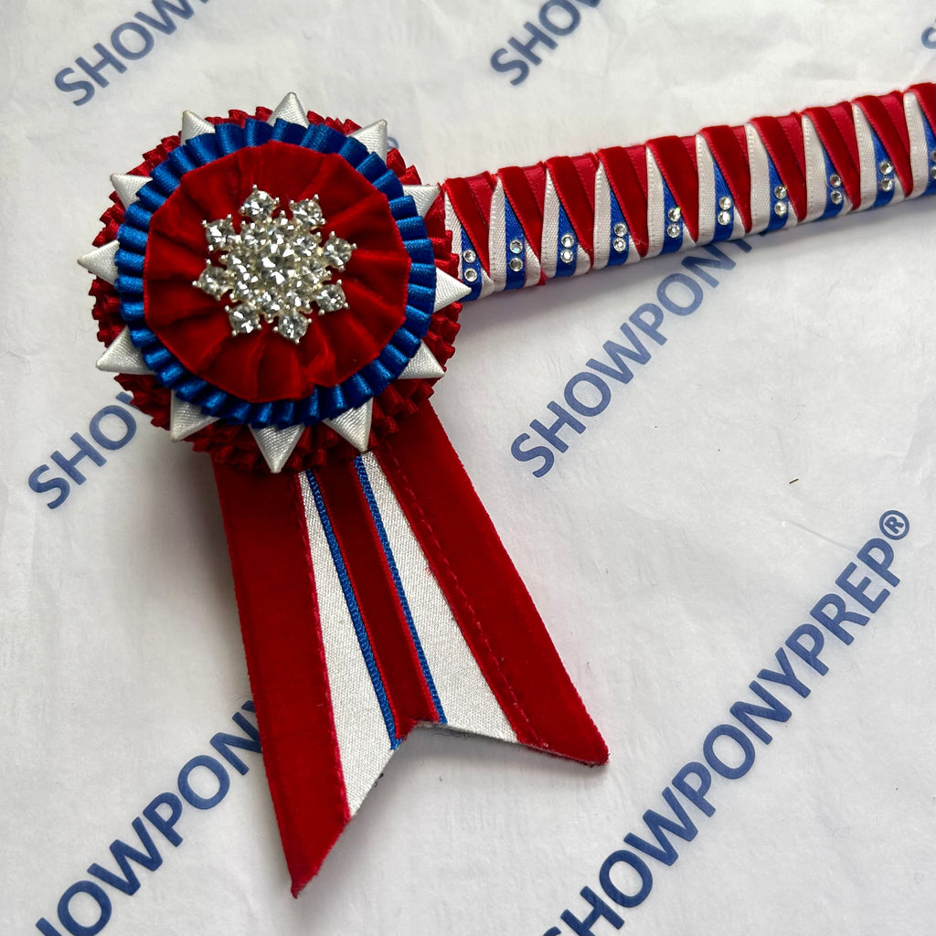 13” Red, White & Blue Browband