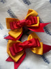 Sale bows- red and gold