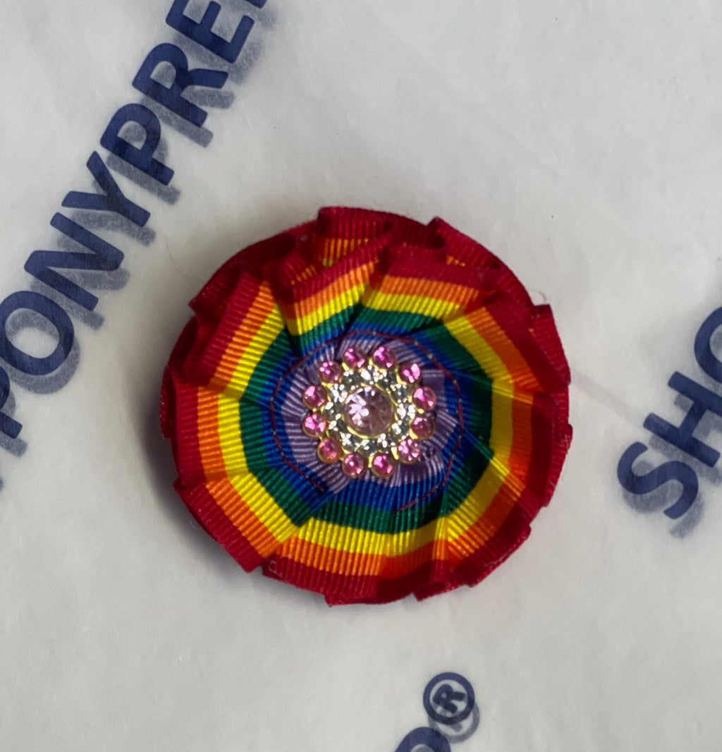 Rainbow lapel pin