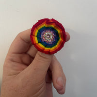 Rainbow lapel pin