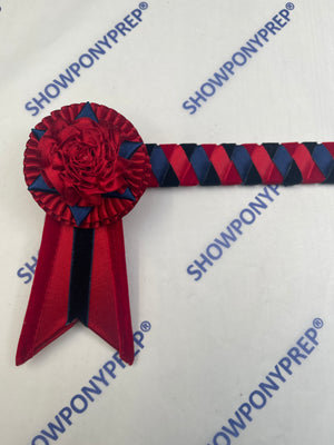 15” Navy & Red