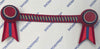 13” Red, Navy & Gold Browband