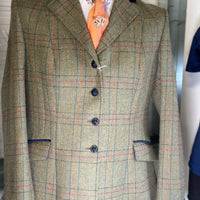 IN STOCK: GREEN TWEED PRINCESS CUT JACKET