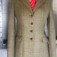 IN STOCK: GREEN TWEED PRINCESS CUT JACKET