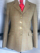 IN STOCK: GREEN TWEED PRINCESS CUT JACKET