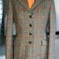 IN STOCK: UNIQUE TWEED PRINCESS CUT JACKET